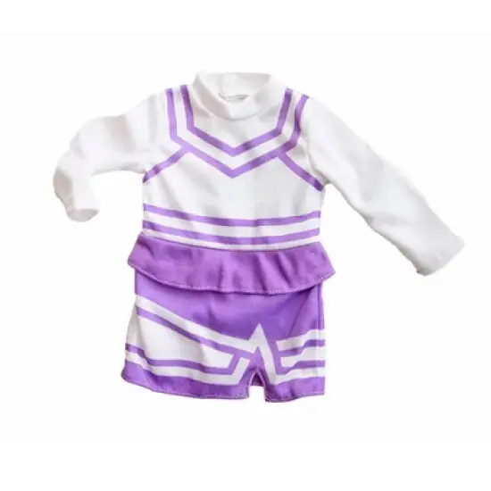 Healthy Roots Purple/White Cheerleader Outfit for Dolls image {1}