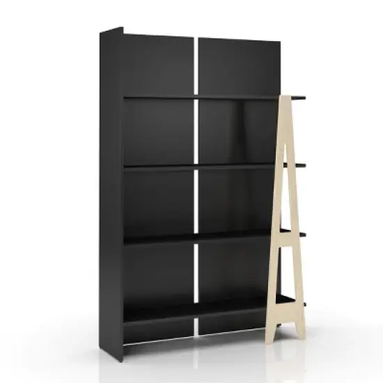 60" Atypik 4 Shelf Bookcase - Nexera image {8}