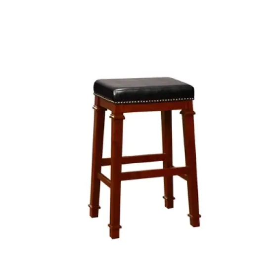 Kennedy Backless Barstool Wood - Linon image {8}