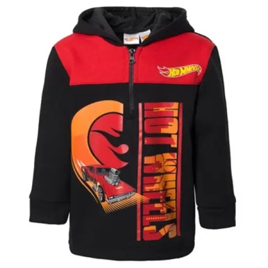 Hot Wheels Fleece Half Zip Hoodie Toddler  image {8}