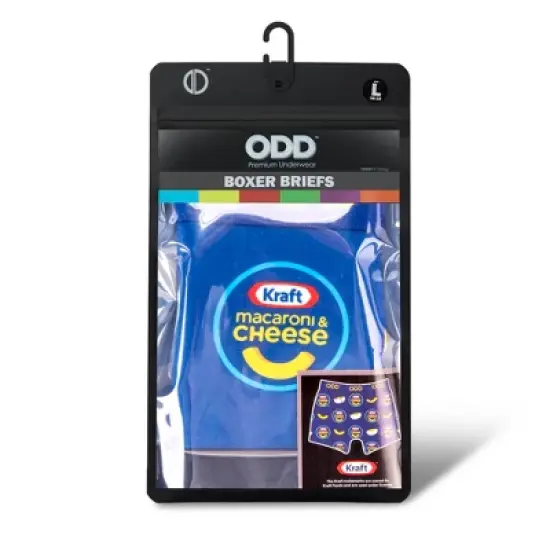 Odd Sox Men's Novelty Underwear Boxer Briefs Junk Food, Pizza, Mac & Cheese Styles image {4}