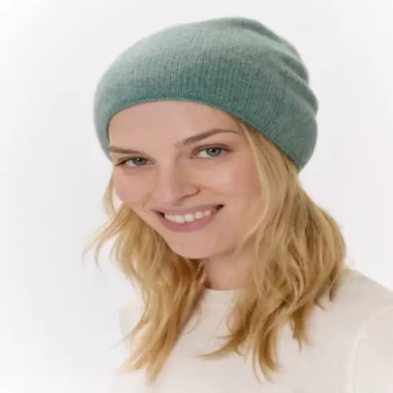 Style Republic Women's Rolled Edge Beanie - Premium Cashmere image {7}