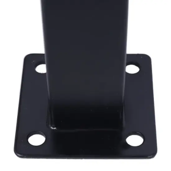 Outdoor Step Handrail, Outdoor Stair Handrail for Multiple Steps, Black Transitional Handrail for Concrete Steps or Wooden Stairs image {4}