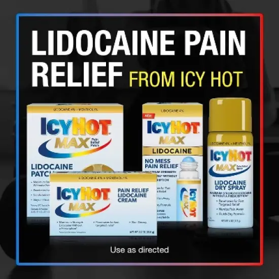 Icy Hot Max Pain Reliever No Mess Applicator with Lidocaine - 2.5oz image {7}