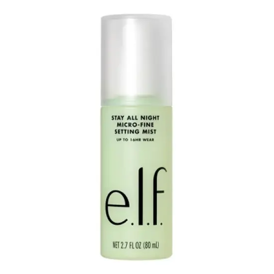 e.l.f. Stay All Night Micro-Fine Setting Mist - Light Green - 2.7 fl oz image {4}