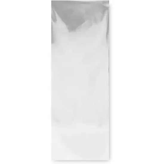 Sparkle and Bash 100 Pack Metallic Silver Foil Gift Wrapping Bags for Wine Bottles, 6.25 x 17.5 in image {3}