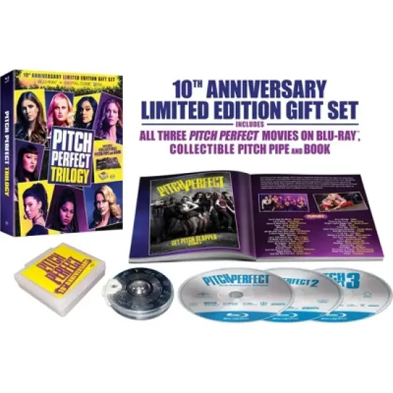 Pitch Perfect Trilogy (Target Exclusive) (10th Anniversary Limited Edition Gift Set) (Blu-ray + Digital) image {1}