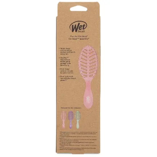 Wet Brush Go Green Speed Dry Hair Brush - Pink image {3}
