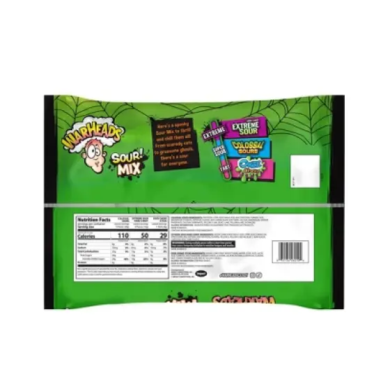WARHEADS Halloween Mixed Candy Bag - 13.2oz/70ct image {1}