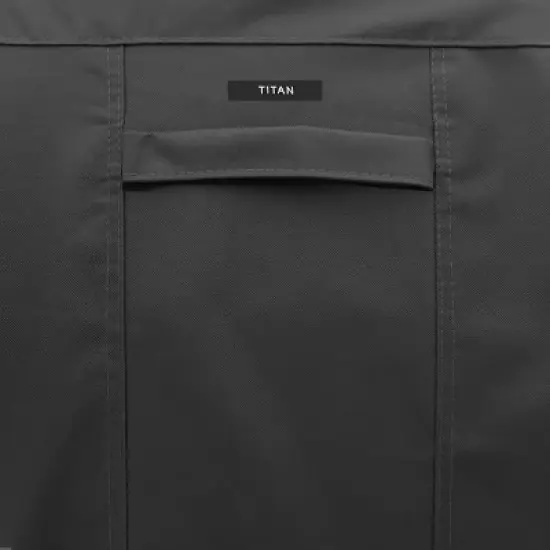 KHOMO GEAR Patio Chair Cover &ndash; Premium Heavy-Duty Outdoor Furniture Cover for All-Weather Protection &ndash; Waterproof, Durable - Black image {3}