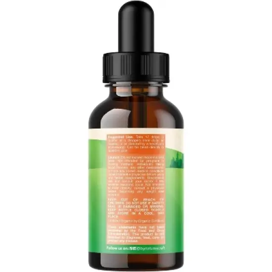 Kids Vitamin D3 K2 Drops, Organic Vitamin D for Strong Bones & Joints, Infants, Babies & Toddler Immunity Liquid Supplement, Nature's Craft, 60ml image {1}