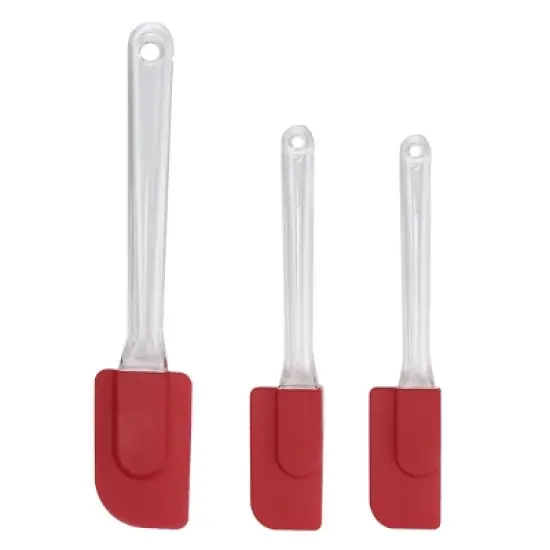 Unique Bargains Flexible Heat Resistant Non-scratch Non Stick Spatula 3 Pcs image {6}