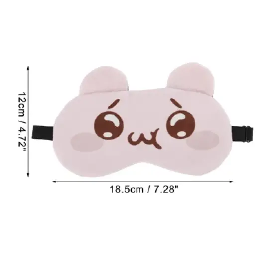 Unique Bargains Soft Cartoon Sleep Mask Cute Pink 1 Pc image {3}