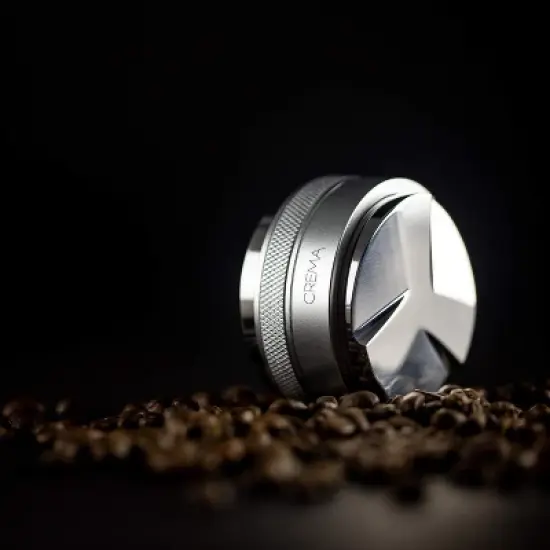 Crema Coffee Products - 58MM 2-IN-1 TAMPER & DISTRIBUTOR - SILVER image {5}