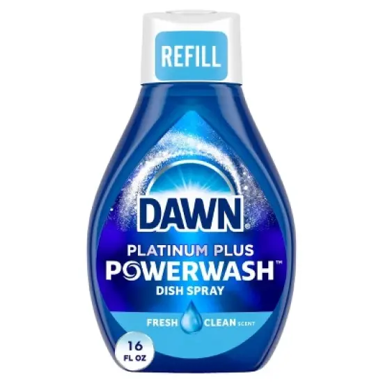 Dawn Platinum Powerwash Dish Spray, Dish Soap Refill - Fresh - 16oz image {14}