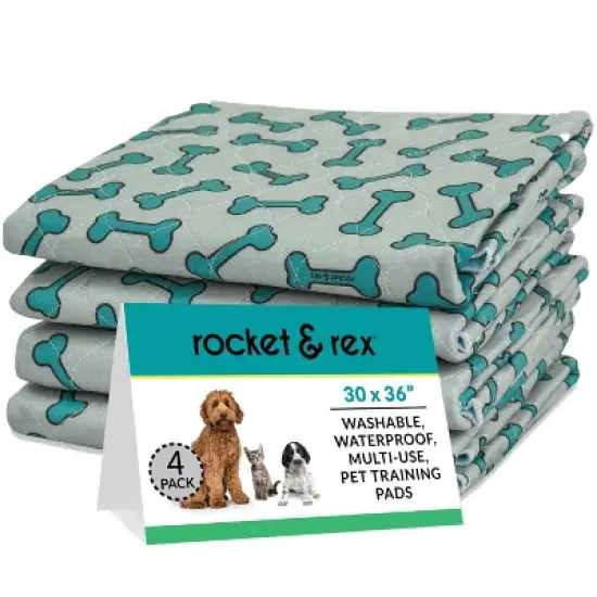 rocket & rex Washable Reusable Pee Pads for Dogs - L image {11}