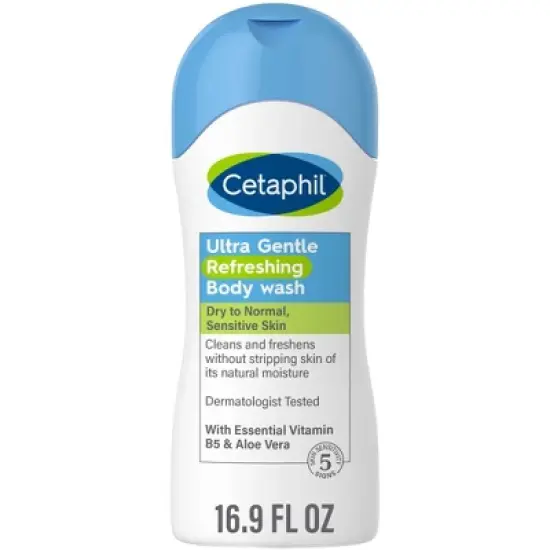 Cetaphil Ultra Gentle Body Wash - Refreshing Scent - 16.9 fl oz image {3}