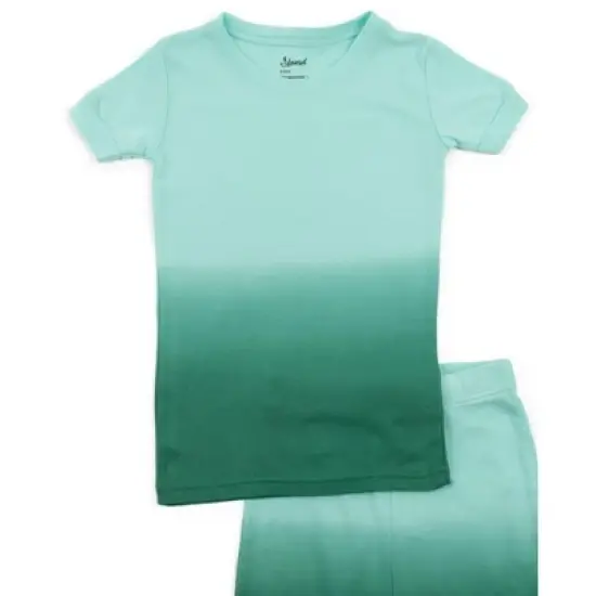 Leveret Kids Two Piece Cotton Tie Dye Short Pajamas image {1}
