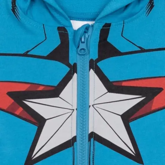 Marvel Spider-Man,Avengers Fleece Zip Up Hoodie Little Kid to Big Kid image {5}