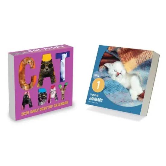 TF Publishing 8.75"x5.5" 2026 Cat A Day Daily Desktop Calendar image {6}