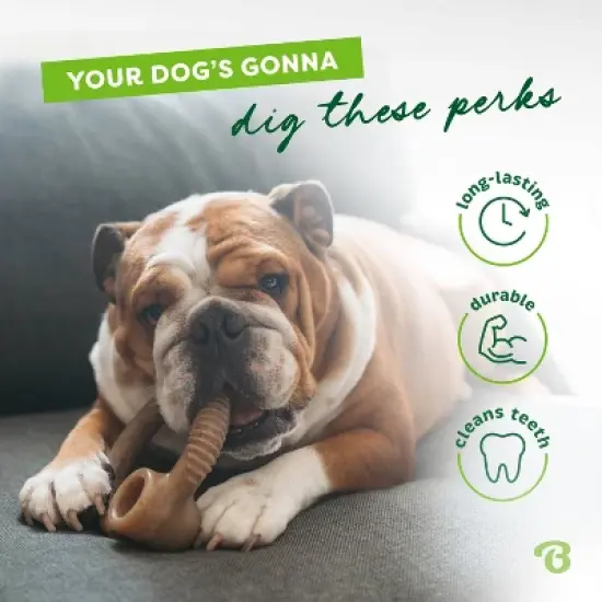 Benebone Bacon Chew Ring Dog Bone Toy image {5}