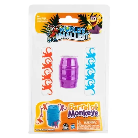 Super Impulse World's Smallest Barrel of Monkeys Game | Purple image {1}