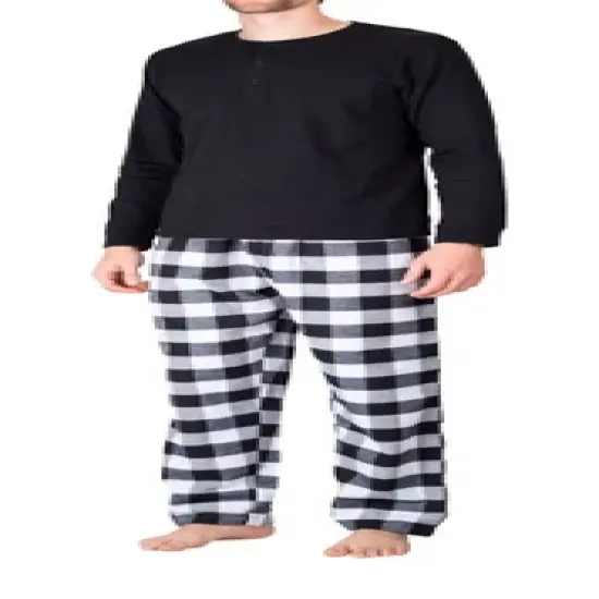 SLEEPHERO Men's Long Sleeve Flannel Pajama Set image {7}