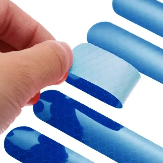Unique Bargains Bicycle Motorcycle Helmet Adhesive Reflective Safety Stickers 12 Pcs image {4}