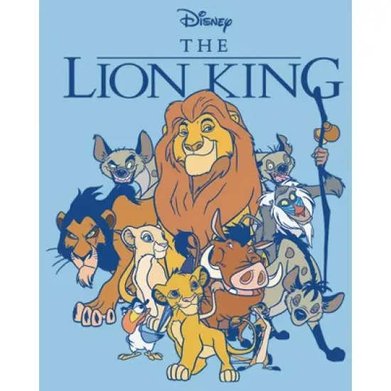 Boy's Lion King Character Group Shot T-Shirt image {1}