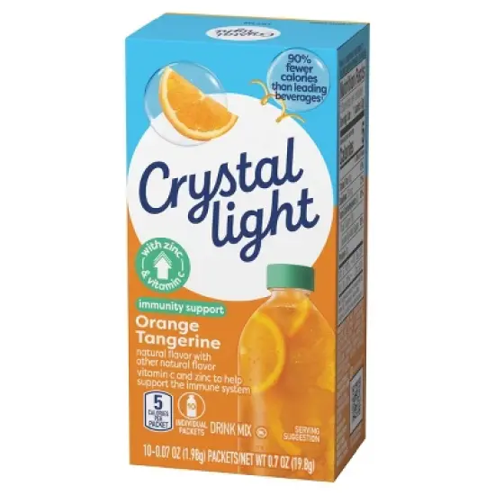 Crystal Light Hydrate Orange - 10ct/1.8oz image {2}