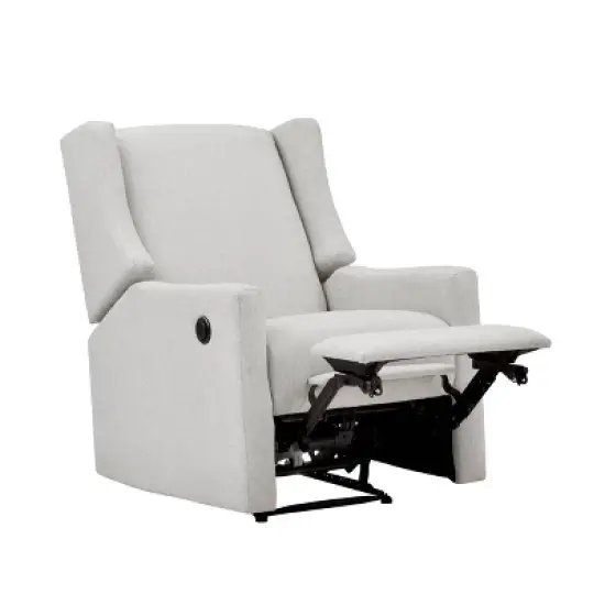 Suite Bebe Pronto Power Recliner Accent Chair - Buff Beige Fabric image {3}