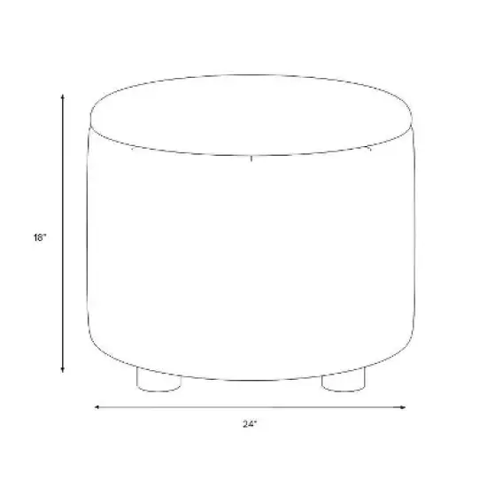 Starlette Ottoman - Threshold&trade; image {3}