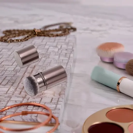 Unique Bargains Durable Foundation Brush Brown 1 Pc image {4}