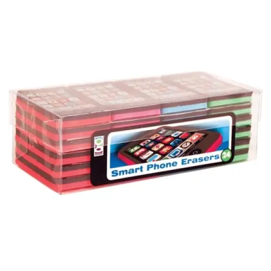 Geddes Smart Phone Erasers - 24 per display image {6}
