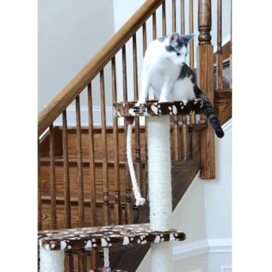 Armarkat Real Wood Cat Tree Hammock Bed With Natural Sisal Post for Cats and Kittens, A6601 image {4}