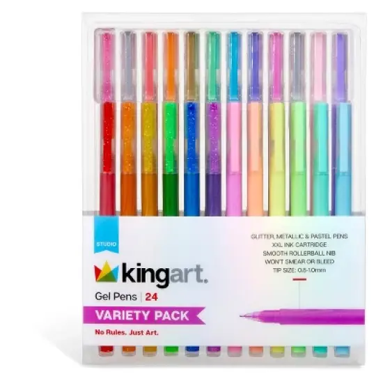 KINGART Gel Pens 24 Colors image {8}
