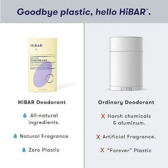 HiBAR Solid Deodorant - Lavender + Jasmine - 2.25oz image {5}