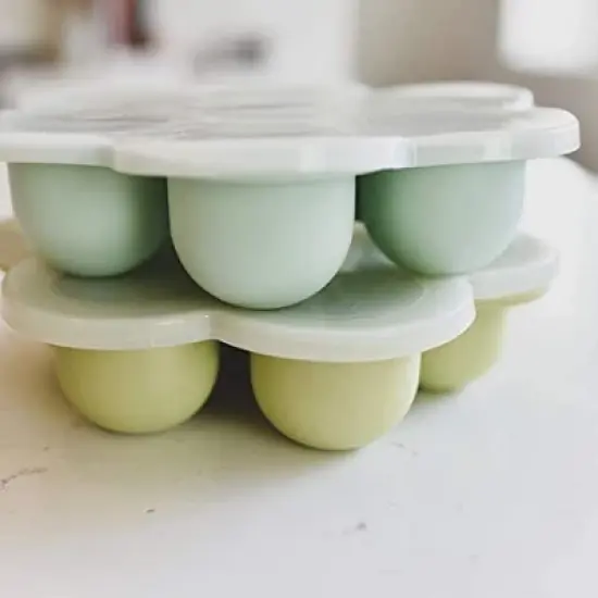 Simka Rose Silicone Baby Food Storage Container 7Pc image {3}