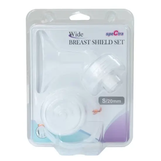 Spectra Breast Pump Flange Set - 20mm - 4pc image {5}