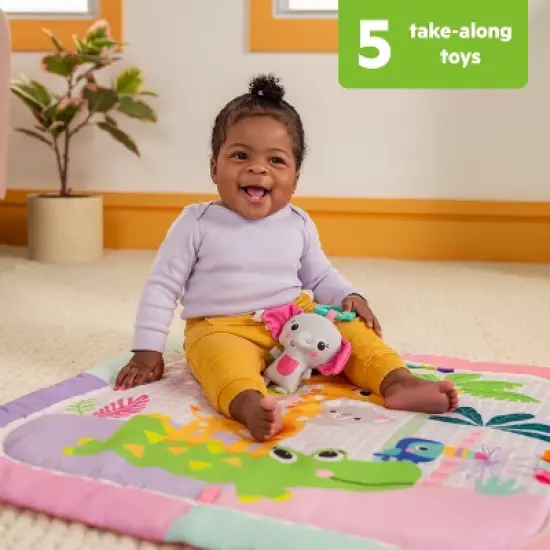 Bright Starts Wild Wiggles Sweet Safari FoldAway Activity Gym image {3}