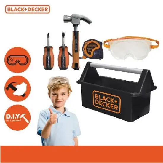 BLACK+DECKER Open Toolbox & 5pc Toolset image {3}
