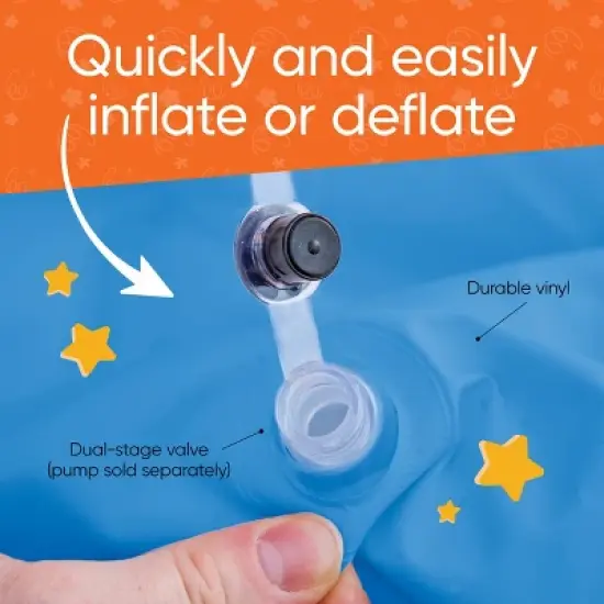 HearthSong Giant 58-Inch Inflatable 2-in-1 Darts and Soccer Game with Double-Sided Board image {4}