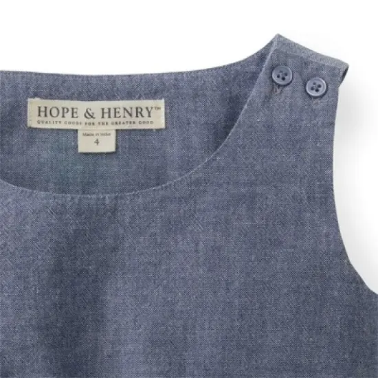 Hope & Henry Girls' Tie-Waist Sleeveless Dress, Infant image {1}