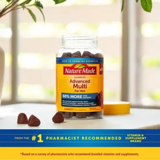Nature Made Advanced Multivitamin Men Gummies - 90ct image {7}