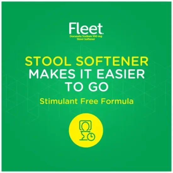 Fleet Stool Softener Oral Laxative Softgels - 25ct image {2}
