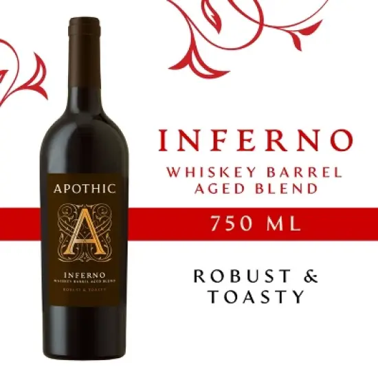 Apothic Inferno Red Blend Red Wine - 750ml Bottle image {1}