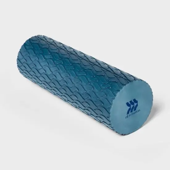 18" Textured Foam Roller - Navy Blue - All In Motion&trade;: EVA Material, Whole Body Use image {3}