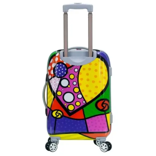 Rockland Vision Polycarbonate Hardside Carry On Spinner Suitcase image {1}