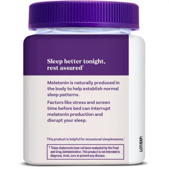Natrol Melatonin 5mg Sleep Aid Gummies - Strawberry - 90ct image {10}