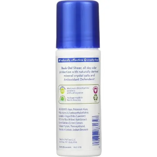 Kiss My Face Lavender Rock Roll On Deodorant  - 3 oz image {1}